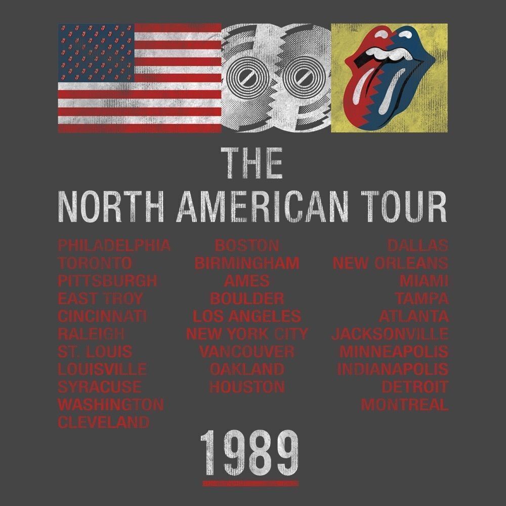 Camo Jacket W/ Rock Music Tour 1989 T-Shirt Patch - Picture 5 of 5